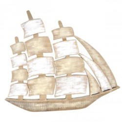 DÉCORATION MURALE :  BATEAU EN BOIS, design, modern