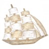 DÉCORATION MURALE :  BATEAU EN BOIS, design, modern