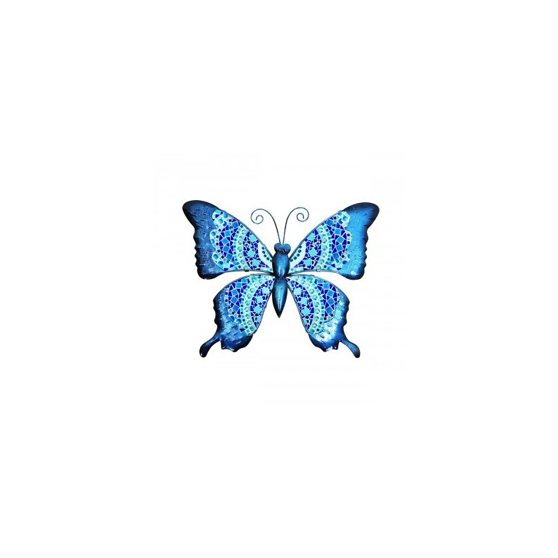 DÉCORATION MURALE : PAPILLON BLEU, design, modern DÉCORATION MURALE : PAPILLON BLEU, design, modern