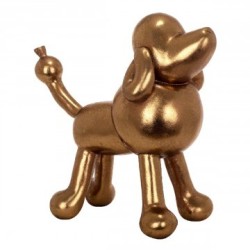 STATUE : CHIEN OR ROSE, design, modern, différentes couleurs et tailles