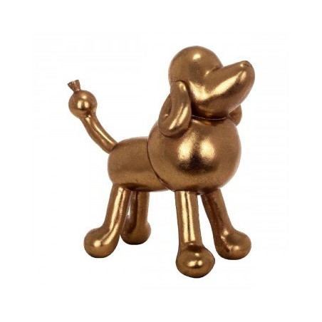 STATUE : CHIEN OR ROSE, design, modern, différentes couleurs et tailles
