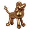 STATUE : CHIEN OR ROSE, design, modern, différentes couleurs et tailles
