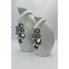 VASE DECORATIF : VASE OVALE NATALIA, design, modern, différentes couleurs et tailles