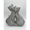 STATUE : CHAT DOUBLE, design, modern, différentes couleurs et tailles