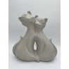 STATUE : CHAT DOUBLE, design, modern, différentes couleurs et tailles