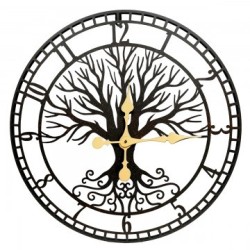 DÉCORATION MURALE : HORLOGE ARBRE DE VIE, design, modern
