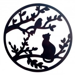 DÉCORATION MURALE : ARBRE CHAT, design, modern
