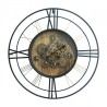 DÉCORATION MURALE : HORLOGE GOLD ET NOIR , design, modern