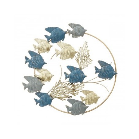 DÉCORATION MURALE : POISSONS ROND, design, modern