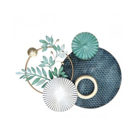 DÉCORATION MURALE : ORNEMENT BLEU, design, modern
