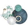 DÉCORATION MURALE : ORNEMENT BLEU, design, modern