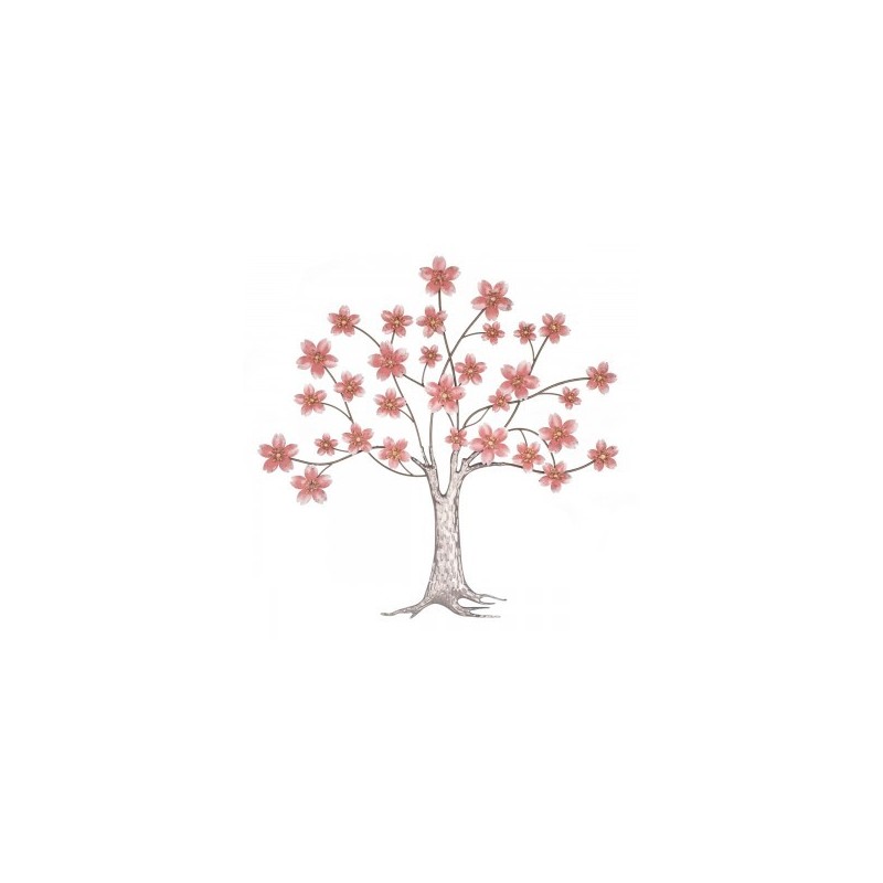 DÉCORATION MURALE : ARBRE FLEURS ROSES, design, modern DÉCORATION MURALE : ARBRE FLEURS ROSES, design, modern
