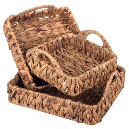 VANNERIE : SET 3 PLATEAUX, design, modern