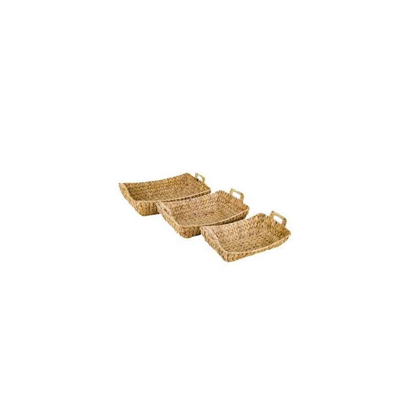 VANNERIE : SET 3 PLATEAUX RECTANGULAIRE, design, modern VANNERIE : SET 3 PLATEAUX RECTANGULAIRE, design, modern