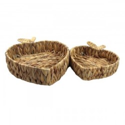 VANNERIE : SET 2 PLATEAUX POMMES, design, modern