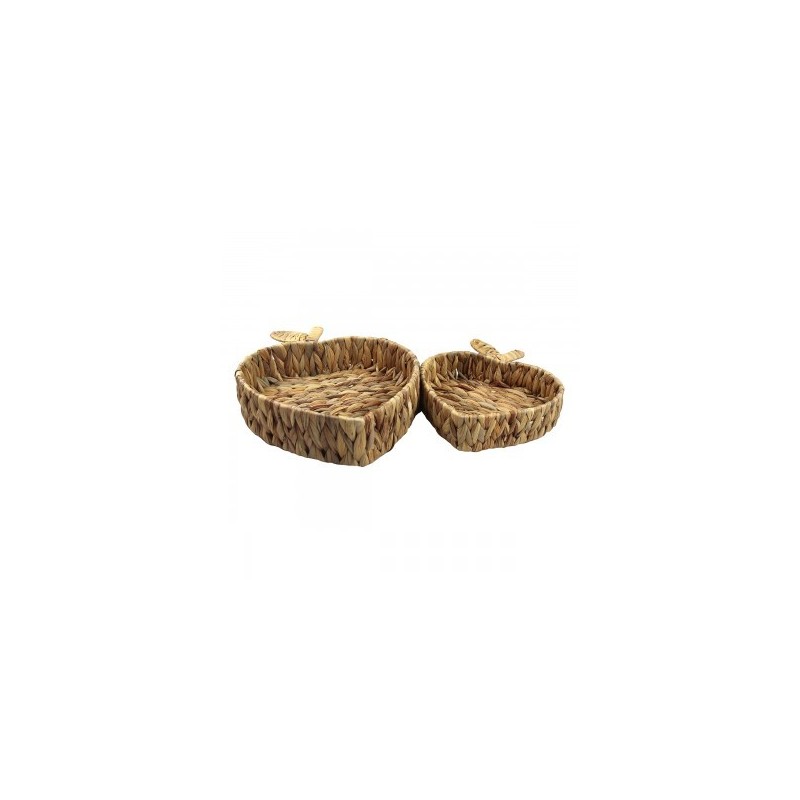 VANNERIE : SET 2 PLATEAUX POMMES, design, modern VANNERIE : SET 2 PLATEAUX POMMES, design, modern