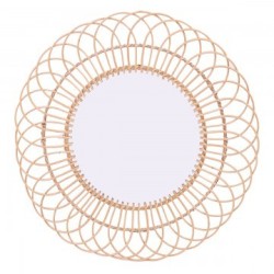 VANNERIE : MIROIR CIRCULAIRE, design, modern