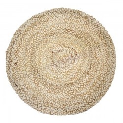 VANNERIE : TAPIS COTON JUTE TRESSÉ, design, modern