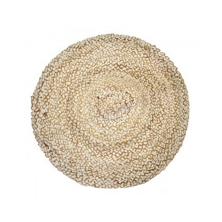 VANNERIE : TAPIS COTON JUTE TRESSÉ, design, modern
