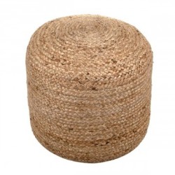 VANNERIE : POUF JUTE, design, modern