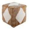 VANNERIE : POUF LOSANGE, design, modern