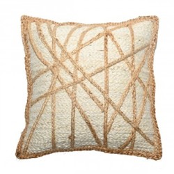 VANNERIE : COUSSIN TRESSÉ CROISÉ, design, modern