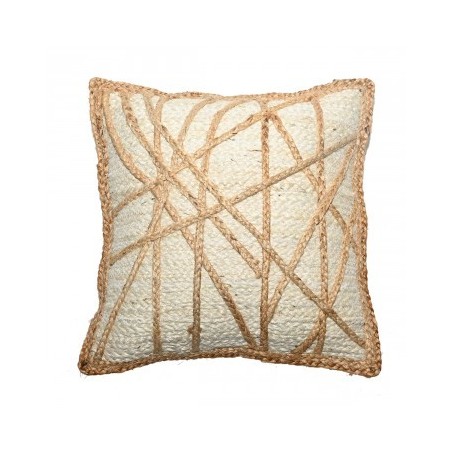 VANNERIE : COUSSIN TRESSÉ CROISÉ, design, modern
