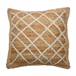 VANNERIE : COUSSIN QUADRILLÉ, design, modern