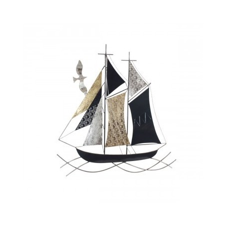 DÉCORATION MURALE : BATEAU NOIR, design, modern