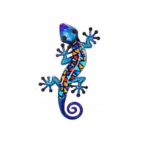 DÉCORATION MURALE : PETIT LEZARD BLEU, design, modern