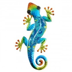 DÉCORATION MURALE : GRAND LEZARD MULTICOLORE, design, modern