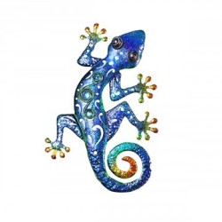 DÉCORATION MURALE :  LEZARD BLEU, design, modern