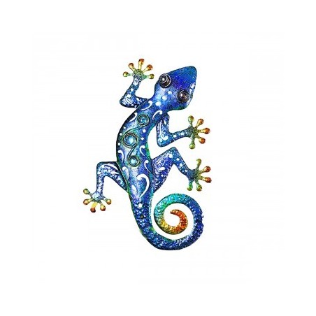 DÉCORATION MURALE :  LEZARD BLEU, design, modern