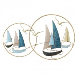 DÉCORATION MURALE :  BATEAU CERCLE, design, modern